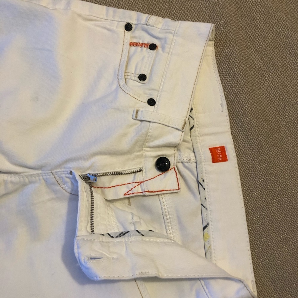 COPY - Hugo Boss orange label, white 3/4 jeans, size 25